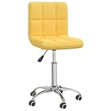 Gecheer Sedia da Ufficio Girevole, Regolabile in Altezza con Meccanismo a Gas, Tessuto 100% Poliestere e Struttura in Acciaio Cromato, 40 x 47 x (74,5-86) cm, per Ufficio e Casa