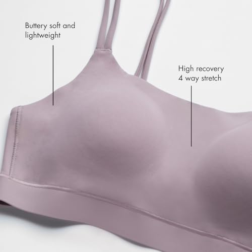 Floatley Cozy Adapt Medium Impact Sports Bra Wirefree Soft Comfort Back Closure Strappy Yoga Bra with Embedded Pads for Women4