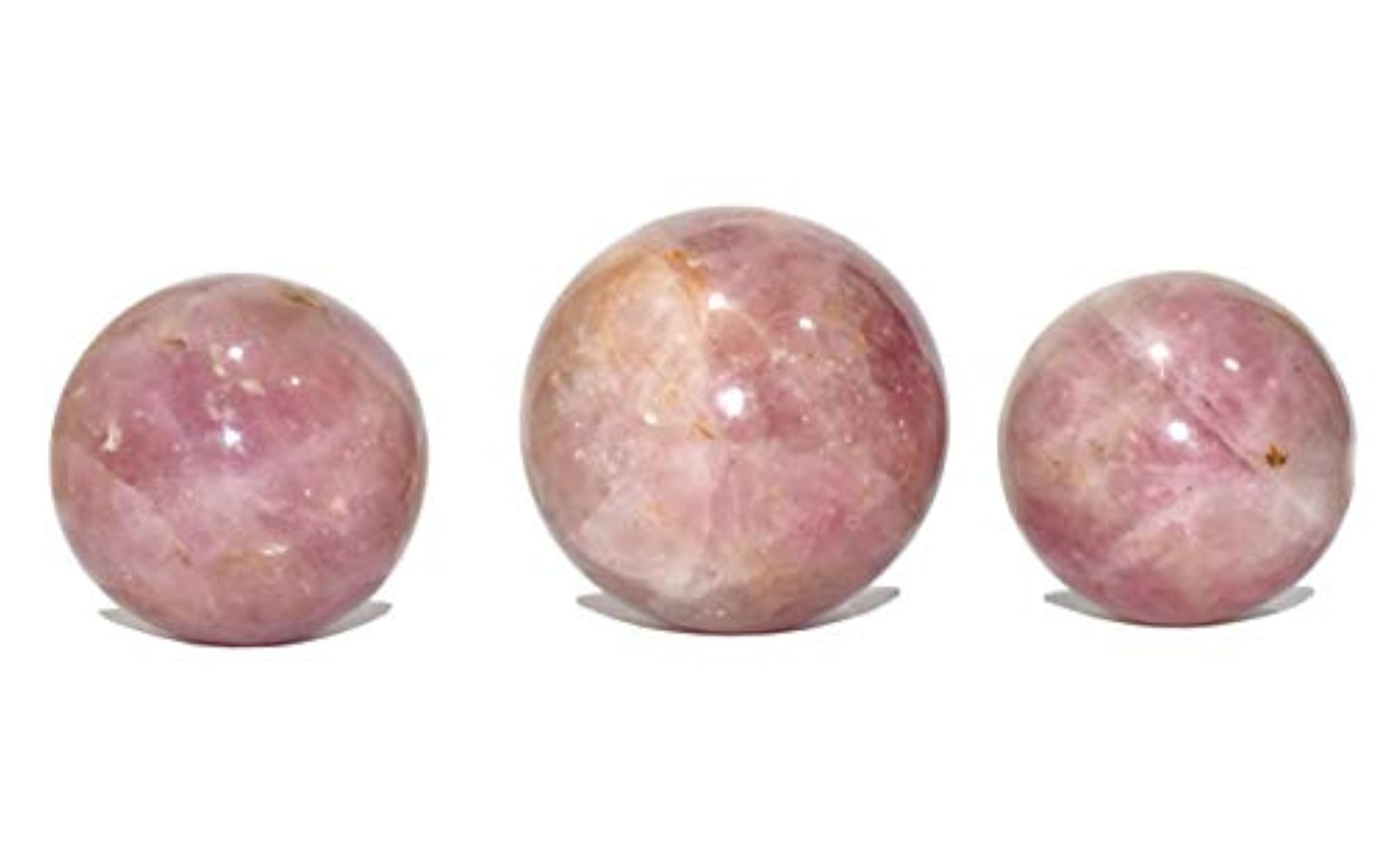Rose Quartz Sphere, Natural Chakra Balancing Healing Crystal