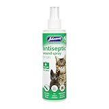 Johnsons Antiseptic Wound Spray for Cats 200ml - Hypochlorous, Fast Recovery, Antibacterial & Vegan