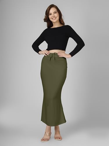 Image of Nexsus Stretchable Saree Shapewear | Petticoat for Women | Cotton Blended | Skirts for Women | Shape Wear Dress for Saree | Available in 80+ Colors and Plus Sizes