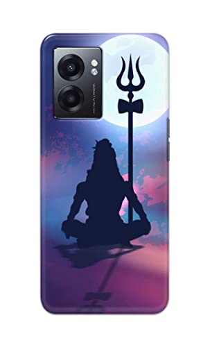 Image of Printed Hard Back Cover Case for Realme Narzo 50 5G Back Cover (Lord Shiva) -702