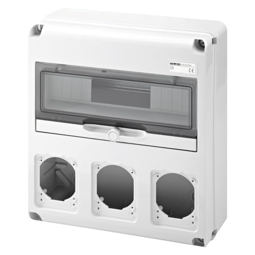 Gewiss 68 q-din - Cuadro distribución q-din 14 módulos 3 frontal base/s 16/32a