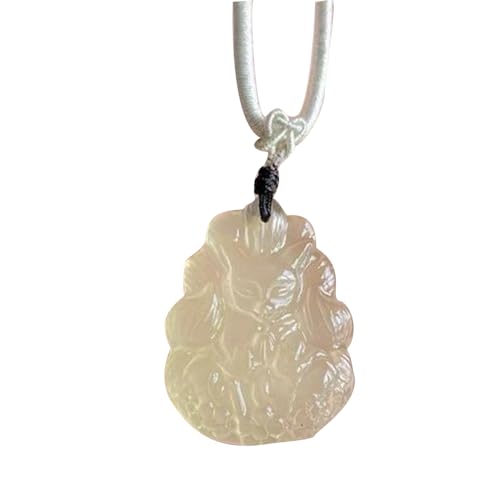 Pendentif renard à neuf queues avec longe pour femme : bijou authentique