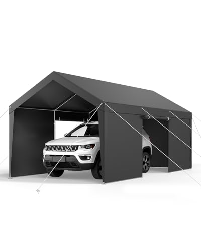 VEVOR Tente Garage, 3,65 x 6,09 m, Carport Abri de...
