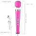 AEVEONE Wired Powerful Handheld Electric Massager, Strong Personal Back Massage for Sports Recovery, Muscle Aches, Body Pain (Rose red)