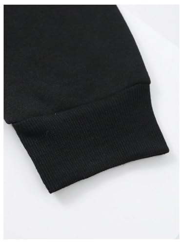 SOLY HUX Hoodies for Men Graphic Letter Print Long Sleeve Drawstring Sweatshirt Pullover Tops with Pocket3