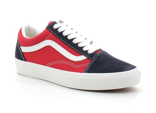 Vans Chaussures Old Skool unisexe pour adulte, Rouge, 45.5 EU