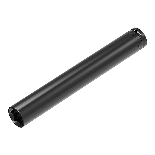 Image of 1 /2 Inch Drive by 21mm Deep Impact Socket, Heat-Treated CR-V Steel 8 Inch Length, 6-Point Metric Sizes