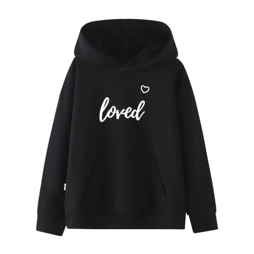 Image of weLaken Unicorn Sweatshirts for Girls Thick Cotton Pullover Tops Fall Winter Children Girls Clothing
