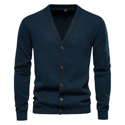 Cardigan d'affaires en tricot de haute qualité pour homme