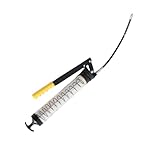 SPYMINNPOO Fettpresse mit Transparentem Rohr, Kopf aus Aluminiumlegierung, 6000 PSI Hochdruck für Bagger und Bergbaumaschinen