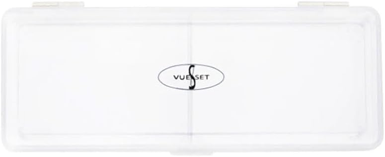 Vueset Crazy Jane – 2 Sections Transparent Hair and Makeup Tool Organizer Travel Case