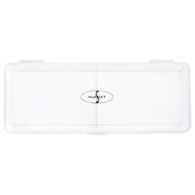 Vueset Crazy Jane – 2 Sections Transparent Hair and Makeup Tool Organizer Travel Case