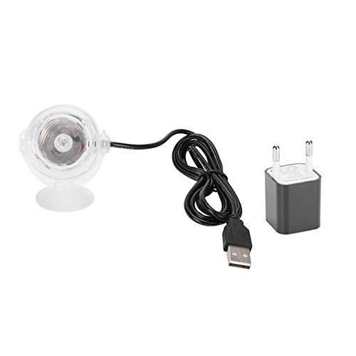 Unterwasser-Spotlicht Aquarium Light Aquarium LED-Beleuchtung LED Aquarium Spotlight mit buntem Farbverlauf für Aquarium(Blau) Cover