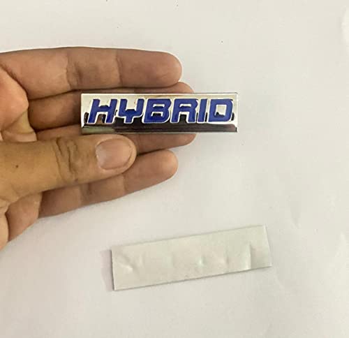 Image of Emblems for Car & Bike Metal Lo.go and Grill Me.tal Lo.go, Auto Accessories for Car Emblem 3D Badge Auto Racing Sport Sticker Grand Tourer Decal. (Hybrid Chrome Blue Sticker)