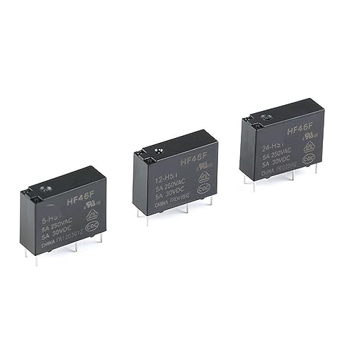 Relais de puissance HF46F-012-HS1 commutation 5A pour circuit imprimé