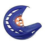 Front Brake Disc Guard Compatible With Automotive Motorcycle Parts EXC XCW XCFW SX SXF XC XCF XCW XCFW 125 530 2003-2021 FC FE FX TC TE TX(26mm Blue)