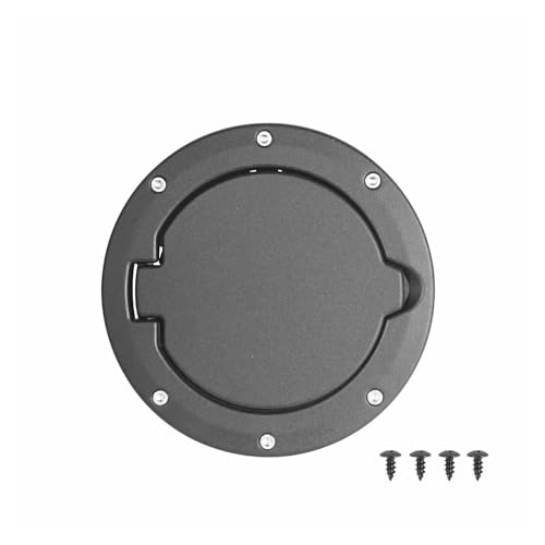 Bouchon remplissage carburant noir avec trappe pour Jeep Wrangler TJ 1997-2006