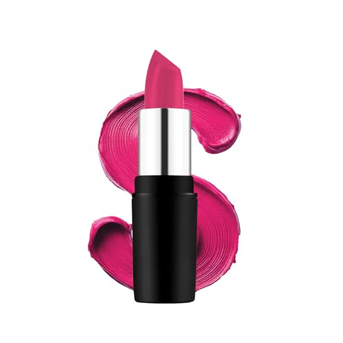 Image of Swiss Beauty Pure Matte Creamy Lipstick | Non-drying, Highly pigmented Lipstick | Shade- Hot Pink, 3.8gm|