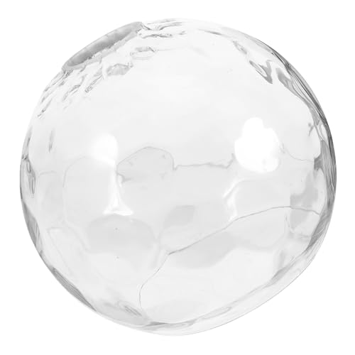 SOESFOUFU Paralume a Globo in Vetro Trasparente per Lampada a Sospensione, Coprilampada Decorativo Bordo Arrotondato, Sostituto Leggero per Apparecchi di Illuminazione da Soffitto