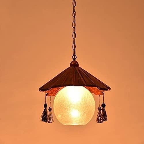 Chandelier suspendu en verre E27 pour bar, café et décoration de plafond moderne