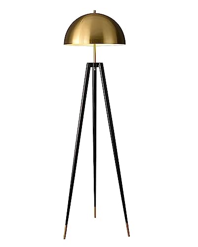 DANNMPX Lampara Pies Lámpara De Pie con Trípode Hierro, Pantalla Metal, Lámparas Modernas para Sala Estar Y Dormitorio De Salon