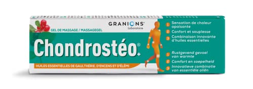Chondrosteo+ | Wärmendes Massage-Gel 100 ml | Wohlbefinden und Beweglichkeit der Gelenke | Nicht Fettende und Nicht Klebende Textur | Granions Cover