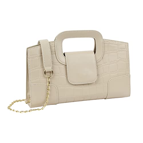 Image of ZLMBAGUS Women Vintage Flap Tote Top Handle Satchel Handbags PU Leather Clutch Purse Shoulder Bag