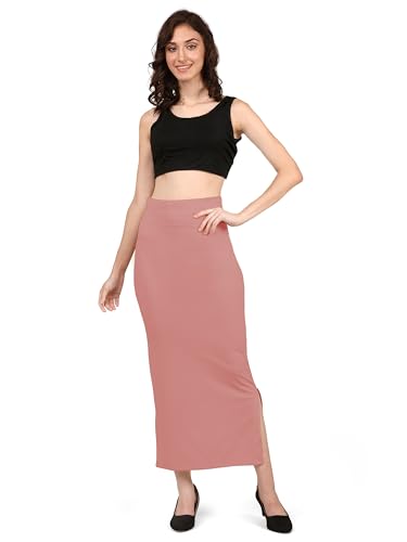 Image of Mehrang Stretchable Saree Shapewear Petticoat for Women, Cotton Blended,Petticoat,Skirts for Women,Shape Wear Dress for Saree