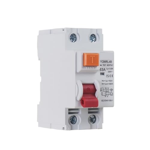 RCD RCCB disjoncteur différentiel 2 pôles 25A type AC pour rénovation électrique conforme