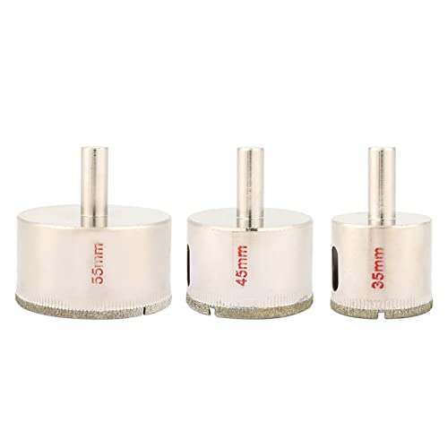 Set de brocas sierra diamantadas 35mm-55mm 3 piezas miniatura 4