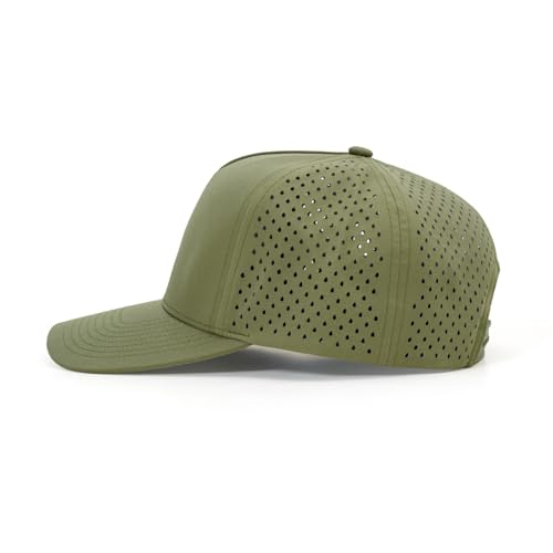 Image of Men Quick Dry Water Resistant Mesh Snapback Baseball Cap Adjustable Hat 22 inch-23.6 inch(56-60cm) for Golf Running Workout