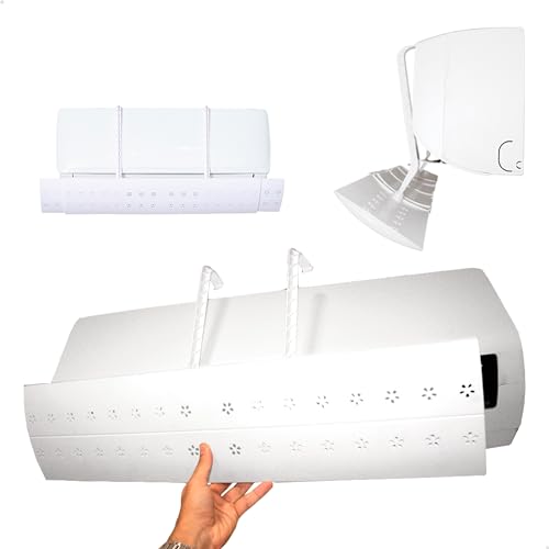 Defletor para Ar Condicionado Universal Ajustável 7 Até 30mil Btu