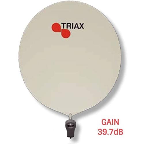 Parabole Fibre Triax DAP 910 90CM CRÈME Gain 39.7dB