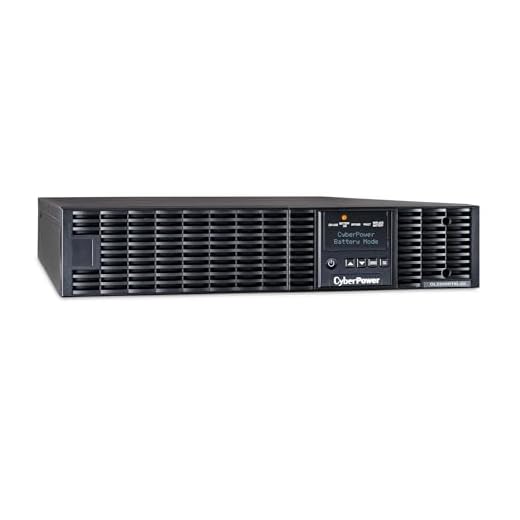 CyberPower OL2200RTXL2U Smart App Online UPS System, 2200VA/1800W, 7 Outlets, 2U Rack/Tower