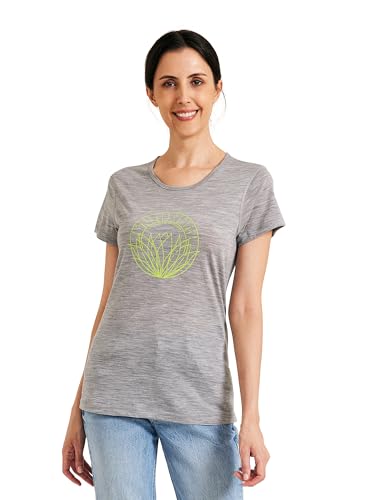 ZSOSBA METARINO Women's Merino Wool T-Shirt S, Light Grey
