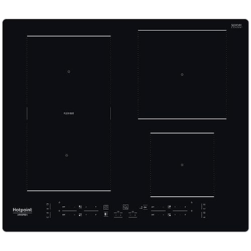 HOTPOINT ARISTON HB 3160C NE - Piano Cottura Induzione 4 Fuochi, Piastra Induzione, 9 Livelli Potenza e Funzione Booster Cottura Rapida, Timer Integrato - Elettrodomestici Cucina, 59Lx5,4Hx51P