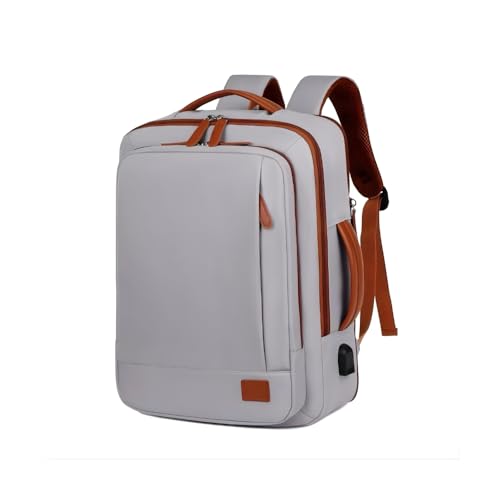 Mochila Grande para Notebook Expansível Executiva de Viagem Mochila Masculina Escolar e de Trabalho, PREMIUM (Cinza)