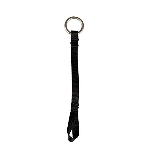 Image of Gear Keeper Load Ring Strap TA1-1001-10PK - 5 lb Tool Weight Limit - Reinforced 8 inch Nylon Webbing - Stainless Steel Ring - Tethered Tool Attachment - ANSI /ISEA 121-2018 Compliant - USA Made (10-Pack)