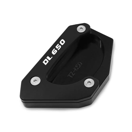 �ɓK������X�Y�L V-STROM 650/XT VSTROM DL650 V STROM650 2012-2023 �L�b�N�X�^���h���T�C�h�X�^���h�g�剄���v���[�g�p�b�h(Black 2)