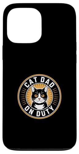 Cat Dad On Duty �X�}�z�P�[�X iPhone 13 Pro Max �p