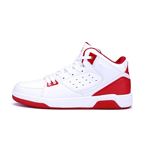 Calzado Deportivo Zapatillas de Baloncesto de Verano y otoño Botas de Entrenamiento de competición Resistentes al Desgaste Antideslizantes Ocasionales para Hombres