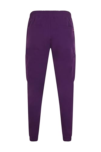Pantalon pyjama purestretch élastique et souple couleur prune M