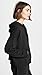Calvin Klein Women's Monogram Lounge Long Sleeve Hoodie Sweater, Black, M