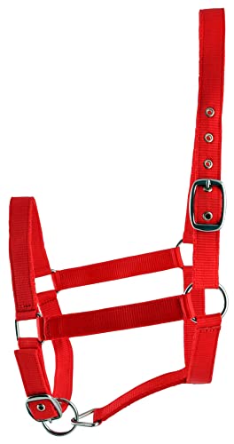 Jeffers Adjustable Nylon Horse Halter, Full Size #TOP4