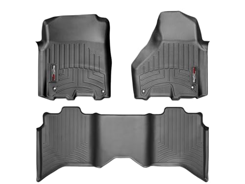 BLACK FRONT AND REAR FLOO