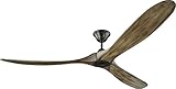 Monte Carlo 3MAVR70AGP Maverick Max Modern Ceiling Fan, 70-inch, Aged Pewter with Light Grey Blades