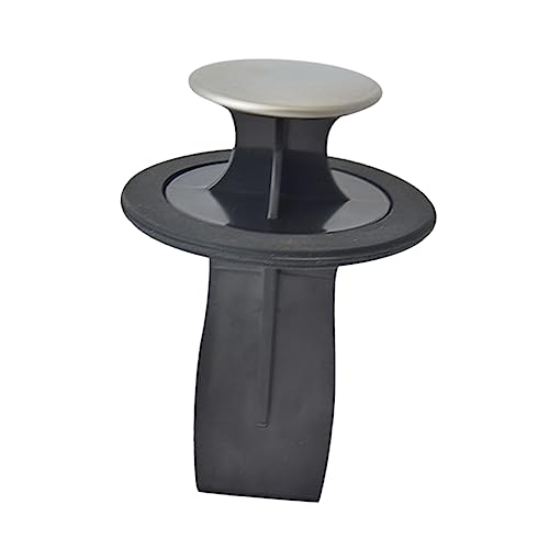 Holibanna 1 Pieza Bloqueo de la cuenca de sellado de piscina protector del fregadero cazador de focas accesorios desagüe colador accesorio triturador de basura sellador de fregadero Black
