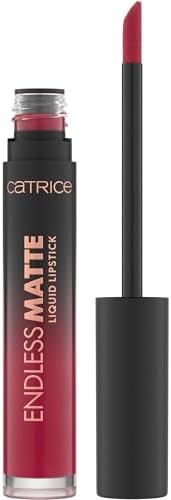 Catrice Barra de labios líquida Endless Matte, de larga duración,...